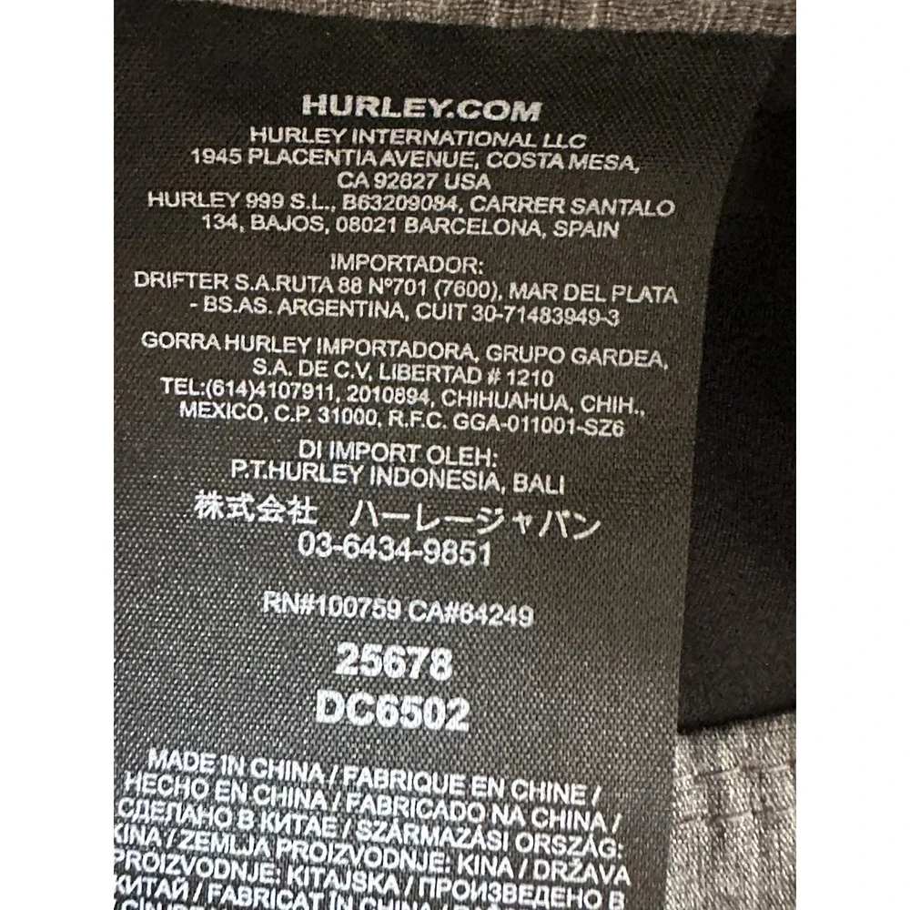 Hurley Men’s Black Shorts Size 30 Hurley Athletic Shorts Size‎ 30